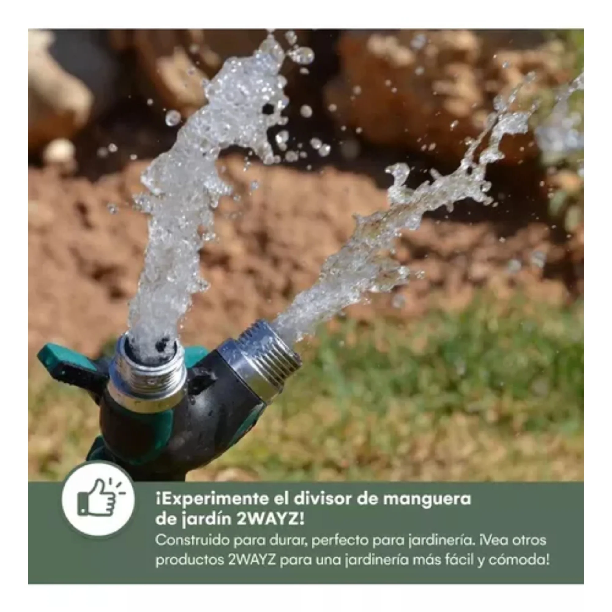 Adaptador Separador Divisor En Y Maguera Grifo Jardin 2 Vías - Image 5