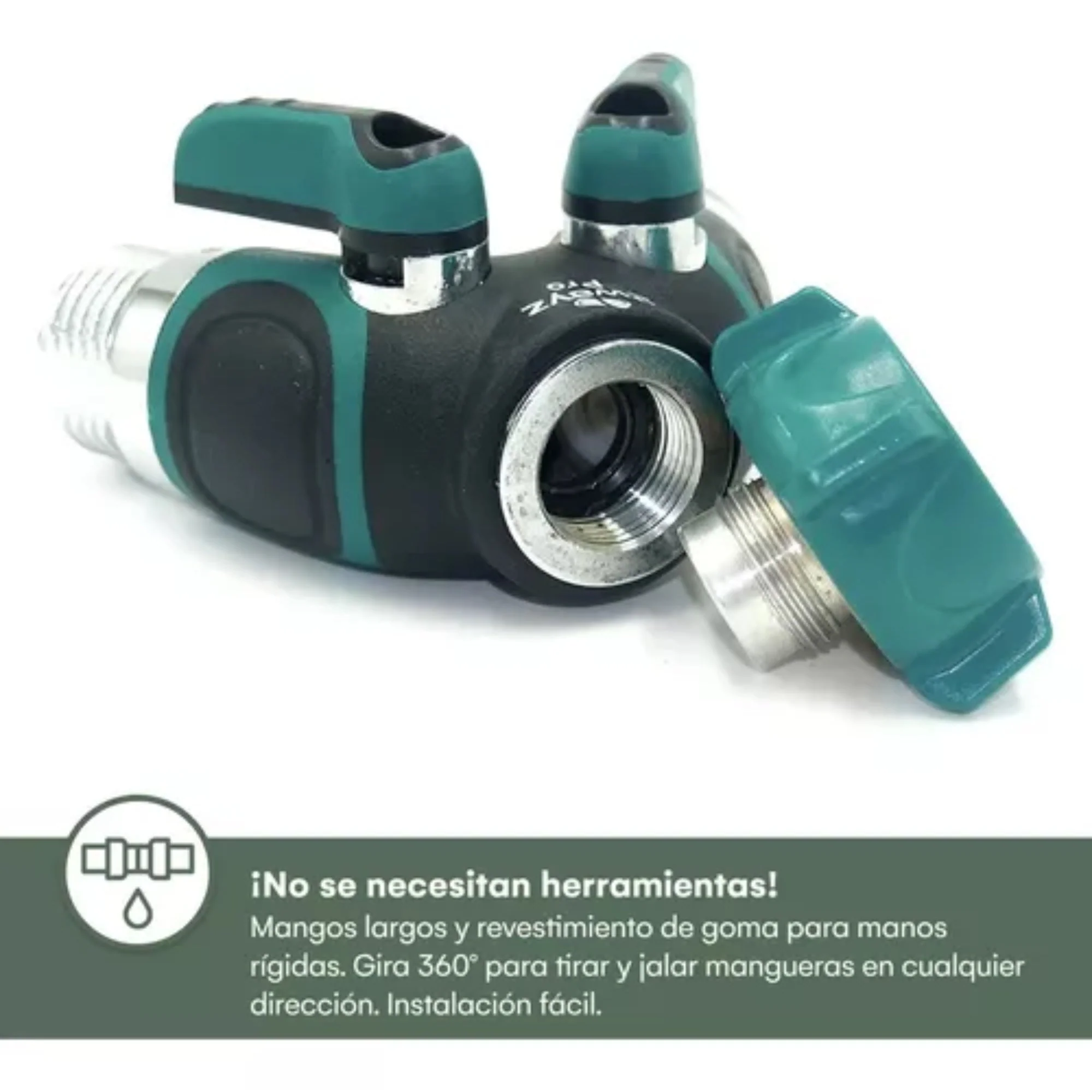 Adaptador Separador Divisor En Y Maguera Grifo Jardin 2 Vías - Image 6