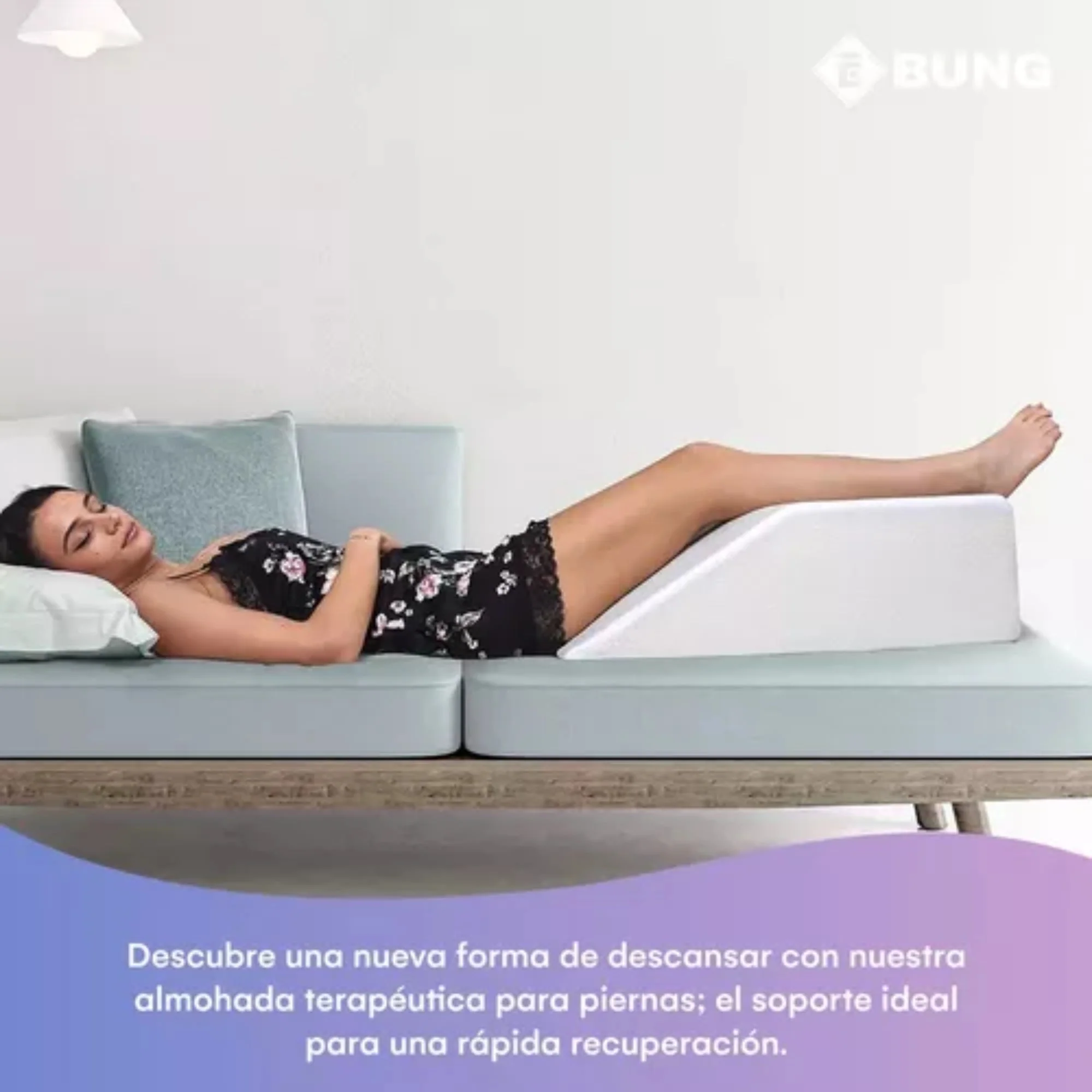 Almohada Apoyo Elevacion Piernas Ortopedica Viscoelastica - Image 4