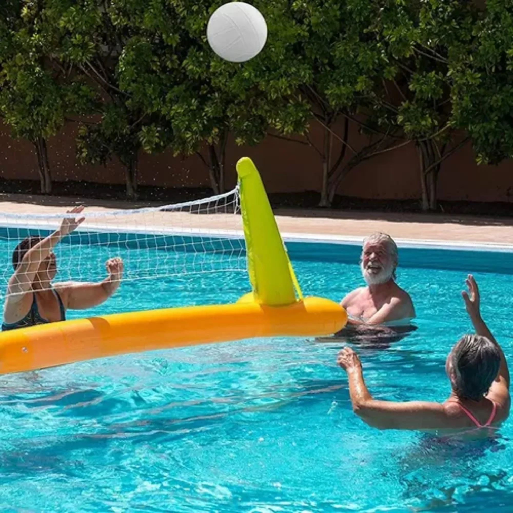 Balon Pelota Voleibol Acuático Piscina Playa Promocion Blanco - Image 5