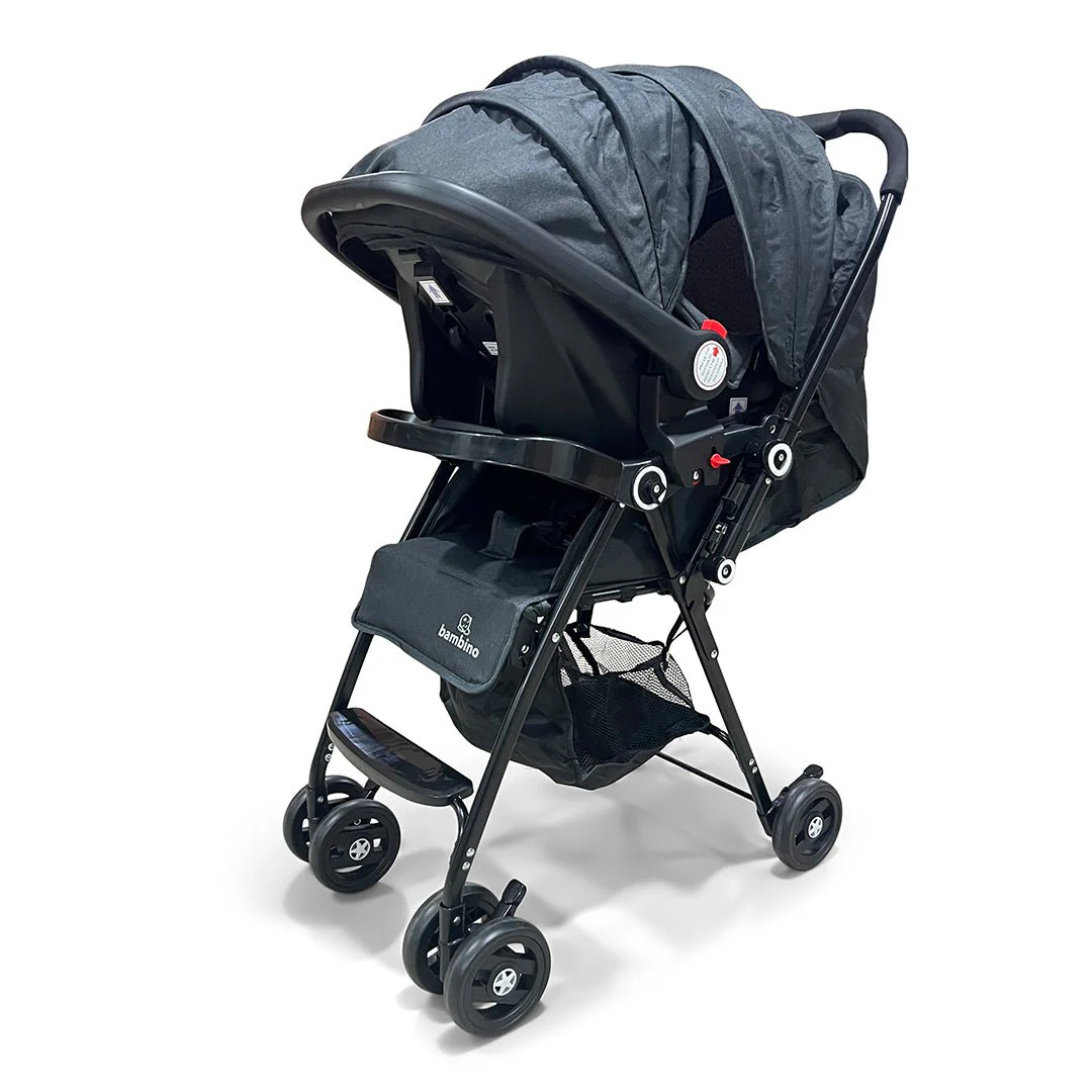 Coche Bebe Paseador Travelsystem Silla 3en1 Plegable - Image 6
