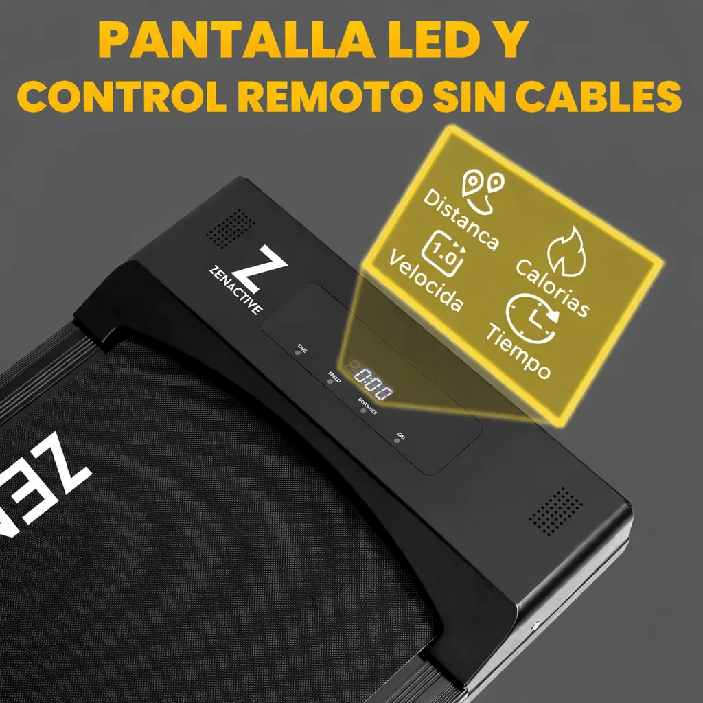Caminadora Eléctrica Walkingpad Controlremoto Facil Guardado Negro 110v - Image 3
