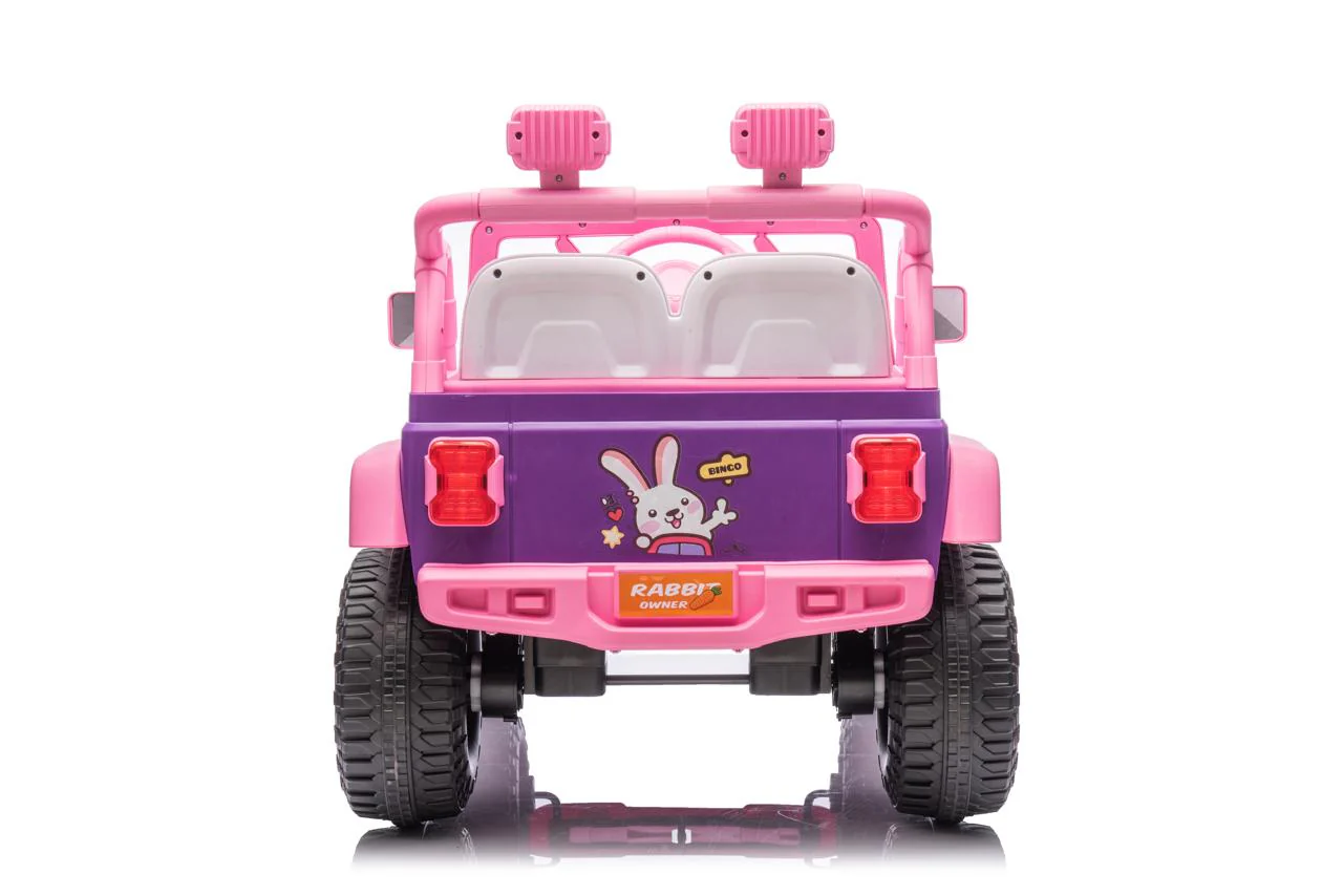 Coche Eléctrico Infantil Barbie Rosado 12V - Image 4