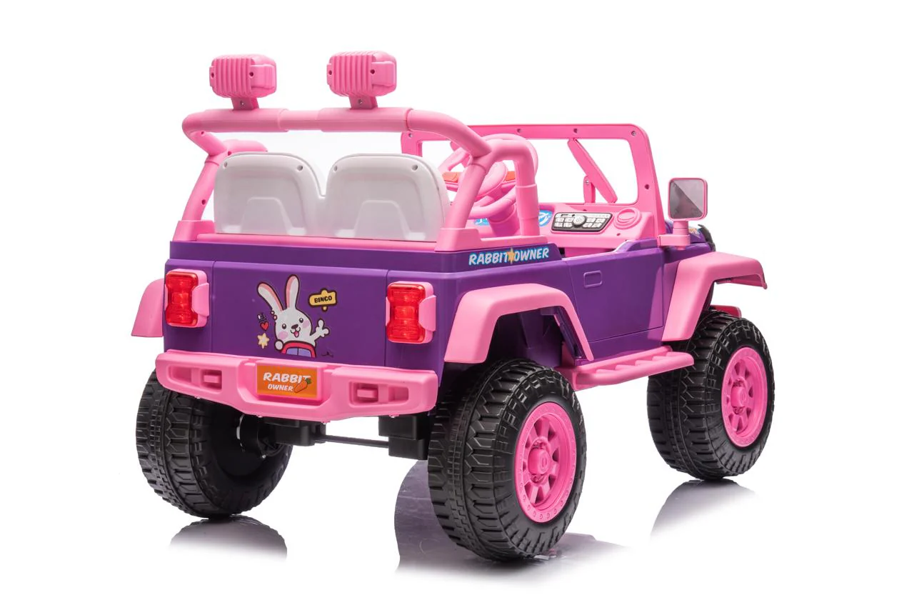 Coche Eléctrico Infantil Barbie Rosado 12V - Image 7