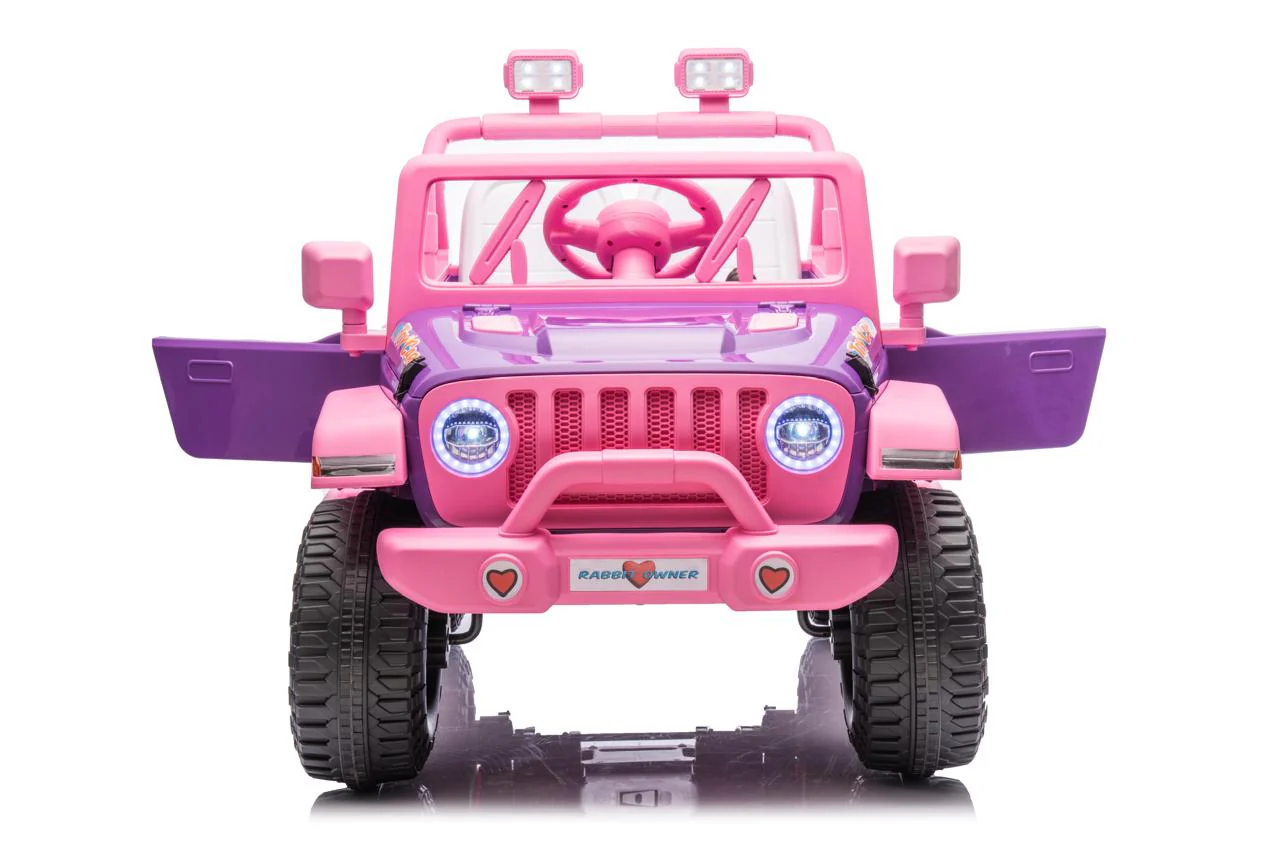 Coche Eléctrico Infantil Barbie Rosado 12V - Image 9