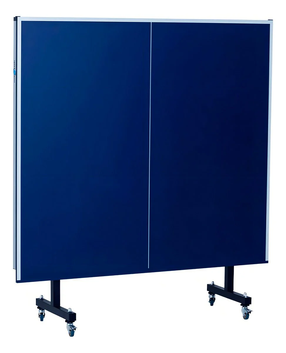 Mesa De Ping Pong Profesional Sportfitness 16mm Color Azul Claro Plegable Con Ruedas Ideal Gimnasio Hogar Competencia Entrenamiento Fácil Transporte Estable Resistente - Image 2