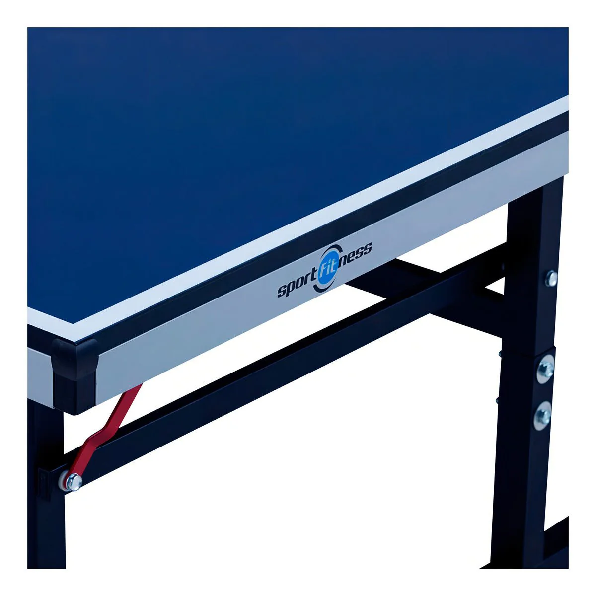 Mesa De Ping Pong Profesional Sportfitness 16mm Color Azul Claro Plegable Con Ruedas Ideal Gimnasio Hogar Competencia Entrenamiento Fácil Transporte Estable Resistente - Image 4