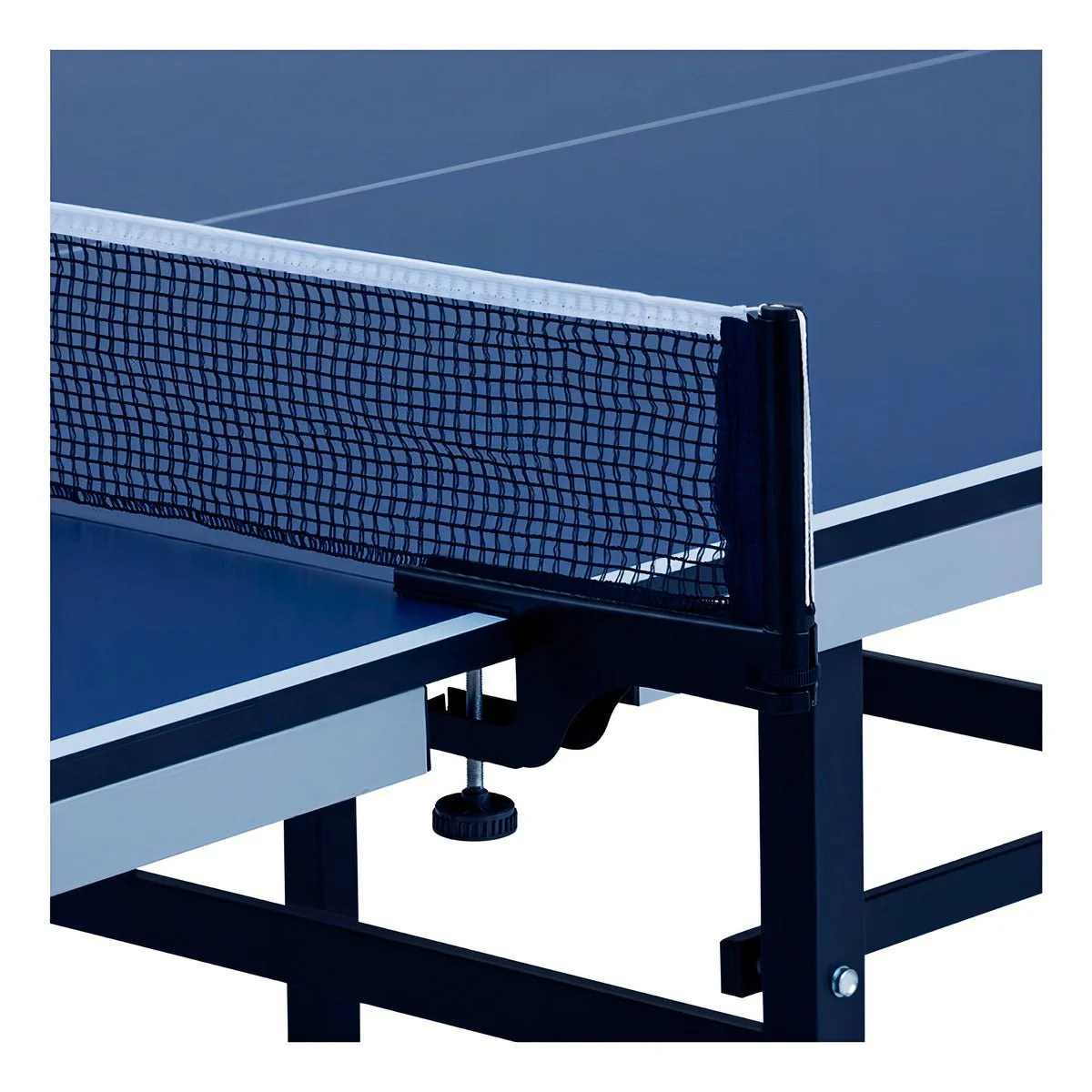 Mesa De Ping Pong Profesional Sportfitness 16mm Color Azul Claro Plegable Con Ruedas Ideal Gimnasio Hogar Competencia Entrenamiento Fácil Transporte Estable Resistente - Image 5