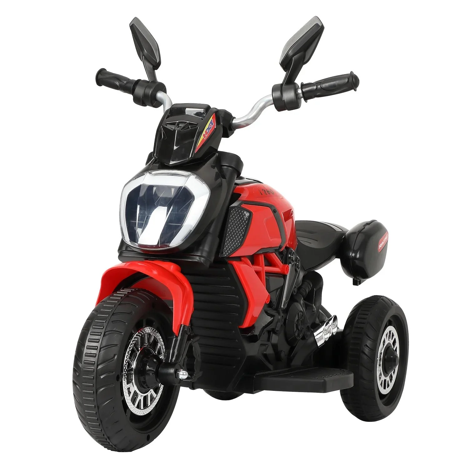Moto Eléctrica De 3 ruedas Para Niños Y Niñas 6v Tipo Ducati - Image 4