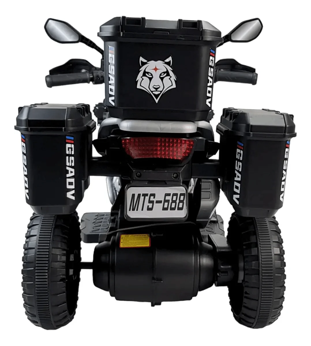 Moto Eléctrica Infantil Adventure 6V – Triciclo Montable con Baúl, Luces LED y Bluetooth (2 a 5 años) - Image 5