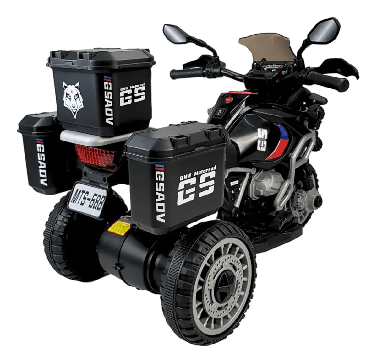 Moto Eléctrica Infantil Adventure 6V – Triciclo Montable con Baúl, Luces LED y Bluetooth (2 a 5 años) - Image 8