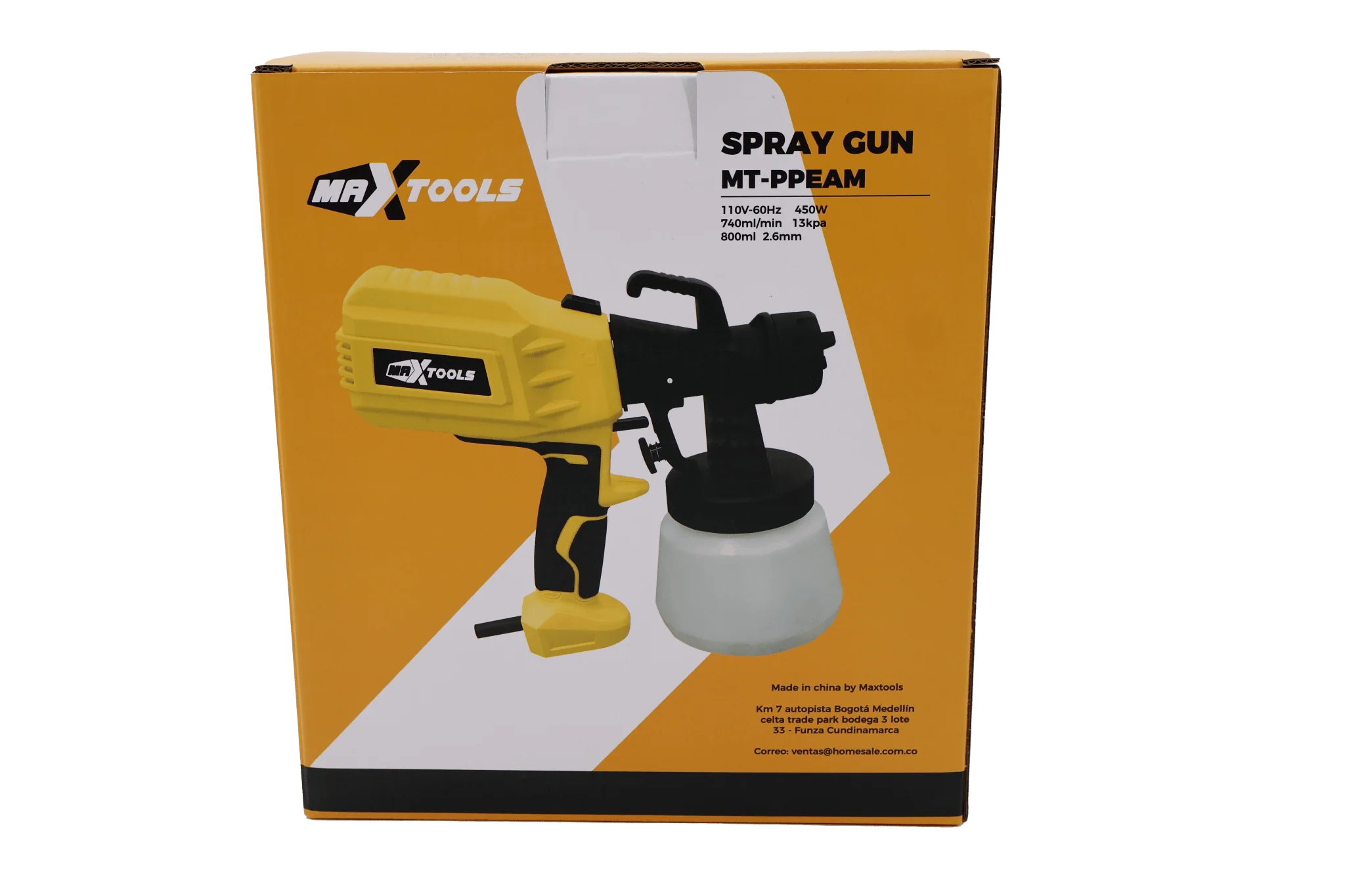 Pistola Para Pintar 800ml 450w Profesional 110v Agua/aceite - Image 2