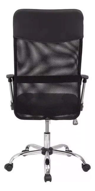 Silla De Oficina Ejecutiva Ergonómica Malla Negra Rotación 360° Altura Ajustable Base Estrella - Image 6