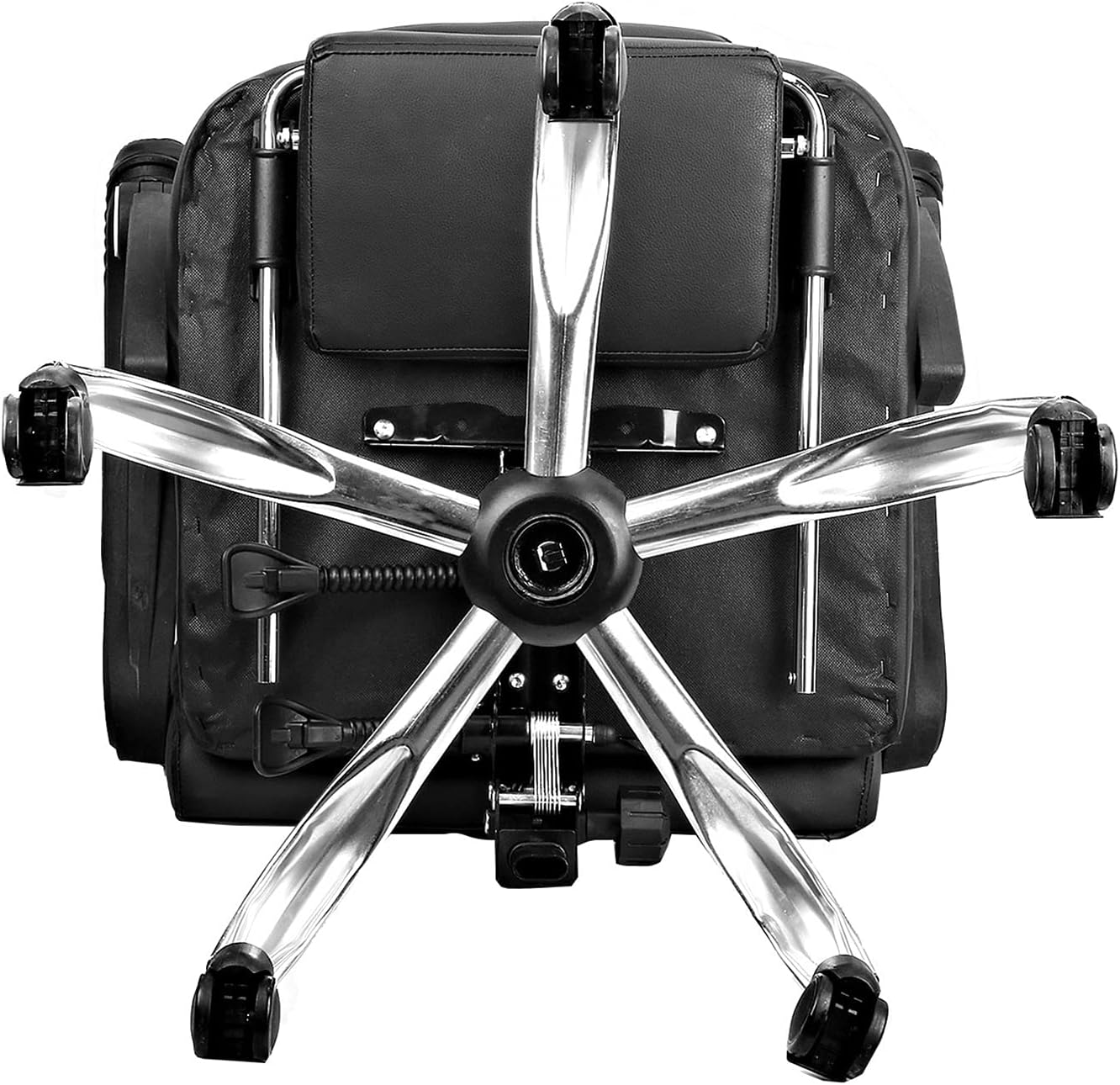 Silla De Oficina Gerencial Ecocuero Ergonomica Ajuste de Altura Con Posapie - Image 7