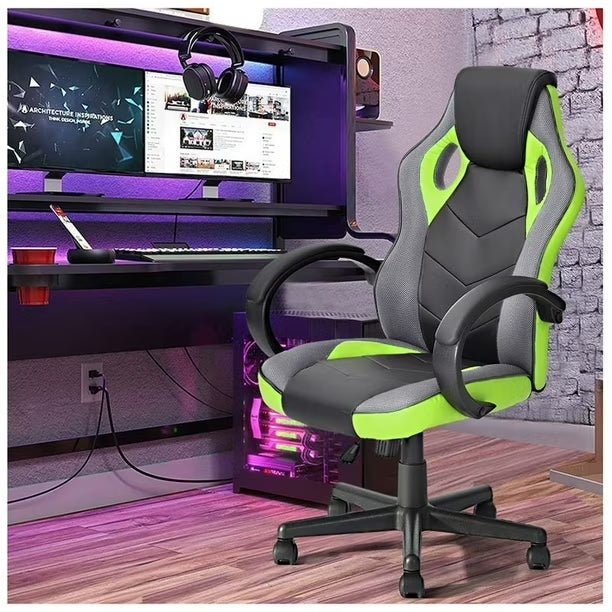Silla Gamer Ergonomica Reclinable MultiColor cuero sintético - Image 6
